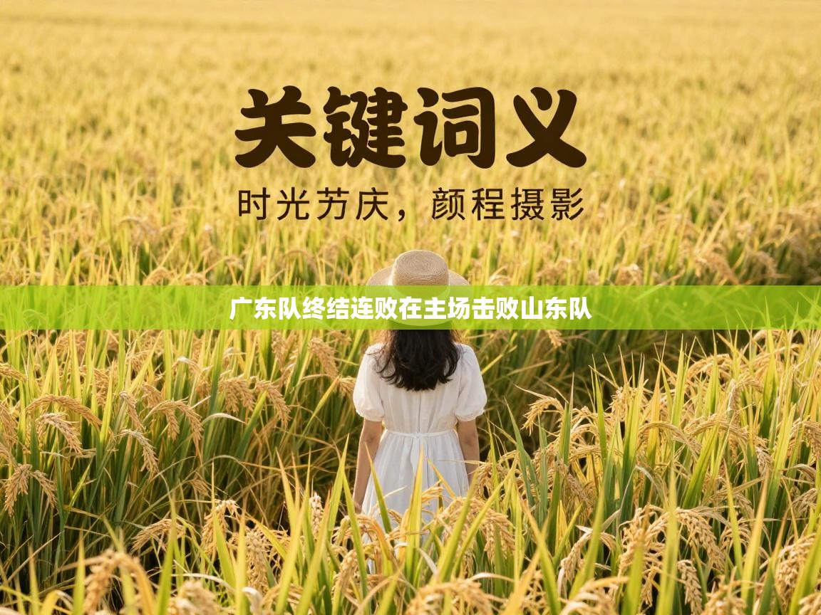 广东队终结连败在主场击败山东队  第1张